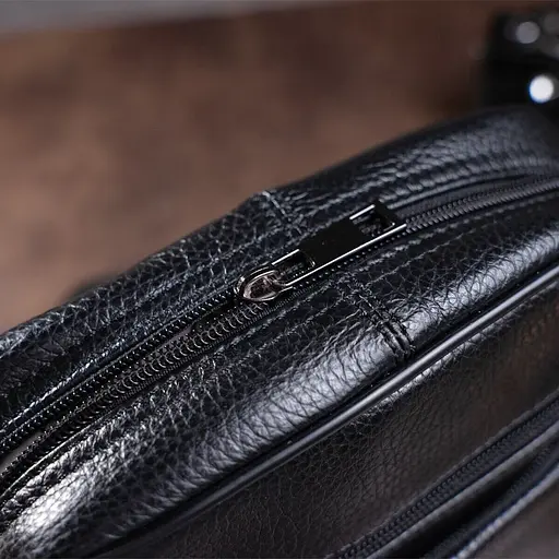 Сумка чоловіча компактна шкіряна Vintage 19х23х6 см sum0028972 - фото 10