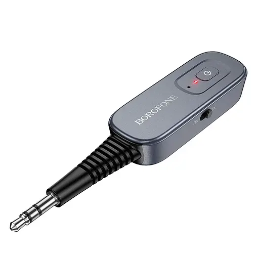 Bluetooth ресивер BOROFONE BC51 Clear way AUX BT audio receivertransmitter Metal Grey - фото 5