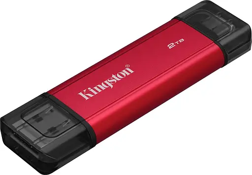 Портативний SSD Kingston 2TB USB 3.2 Gen 2 Dual USB-A R1050/W950MB/s - фото 1