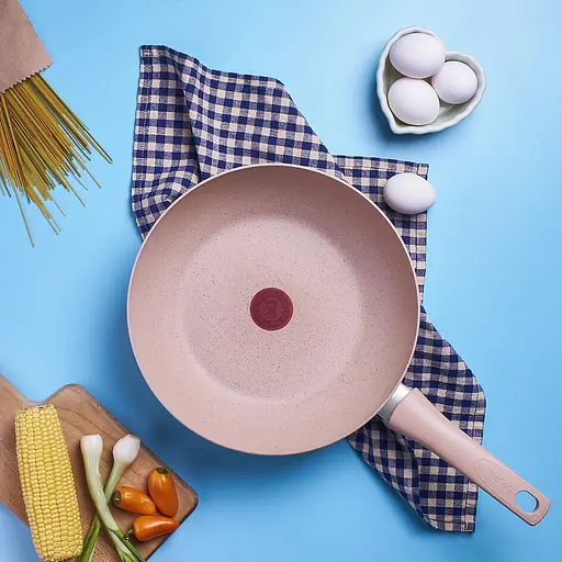 Сковорода Вок Tefal Delight 28 см бежева (G2931902) - фото 6