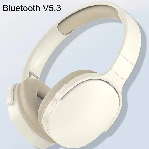 Беспроводные накладные наушники полноразмерные BS962 Bluetooth 5.3 белые  - фото 2