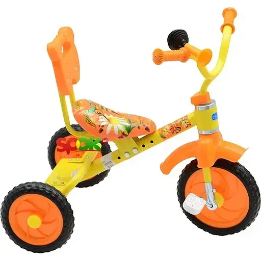 Велосипед триколісний, клаксон, 51x52x40 см (В асортименті) M1190