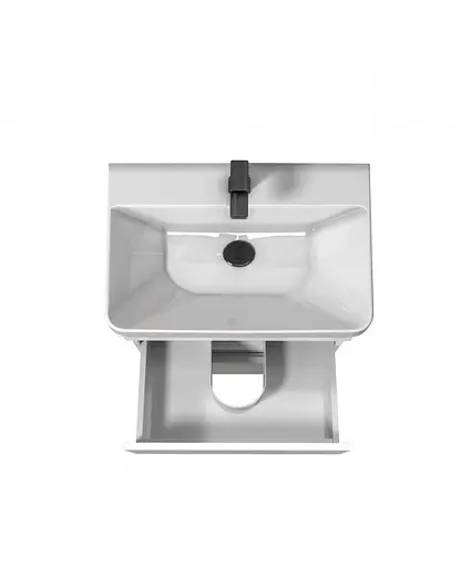 Тумба Мойдодир MoonShine 60 з умивальником Vivace 60 на ніжках Білий - фото 5