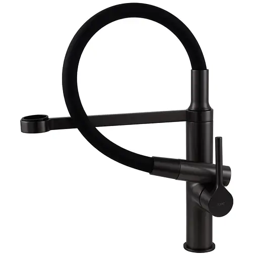 Змішувач для кухні TOPAZ SARDINIA TS 08401-H71-GP графітовий з лейкою-душем для зручності та стилю - фото 6