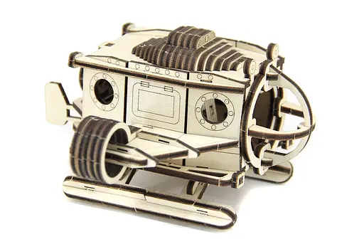 Дерев'яний конструктор "Батискаф " 79 деталей - фото 2