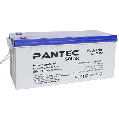 Акумулятор Pantec 200-12 GEL (12V 200Ah)