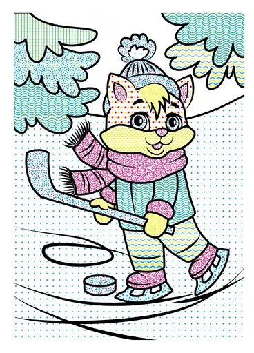 Водні розмальовки. Кошеня у зимовій казці 9789669479945 - фото 7