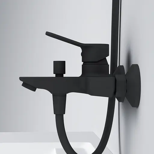 Змішувач для ванни та душу AM.PM X-Joy чорний (F85A10022) - фото 6