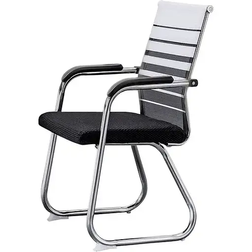 Офисное кресло GT Racer B-4029, черно-белое (B-4029 White/Gray/Black) - фото 2