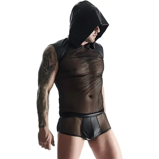 Чоловіча футболка з рукавами Regnes Fetish Planet M (чорний)