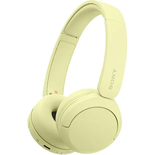 Sony Навушники On-ear WH-CH520 BT 5.2, SBC, AAC, Wireless, Mic, Жовтий - фото 1