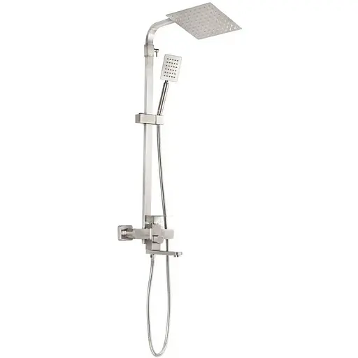 Душева система нержавіюча сталь Zerix KUB-009-J ZX3166, Нержавіюча сталь - фото 1