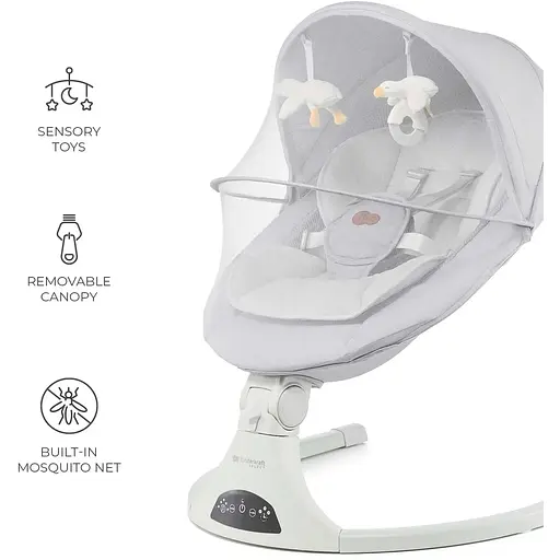 Кресло-качели Kinderkraft Tulsy Gray (KBTULS00GRY0000) - фото 6