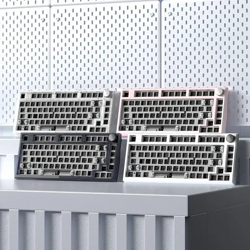 Клавіатура FL ESPORTS DIY-barebone MK750 White Three-Mode (MK750-4247) - фото 7