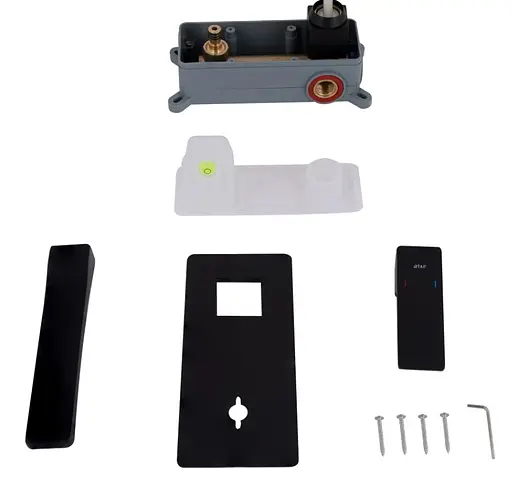 Змішувач для раковини Qtap прихованого монтажу Gemini, Matt Black (k35) QTGEM273BLM45694 - фото 7