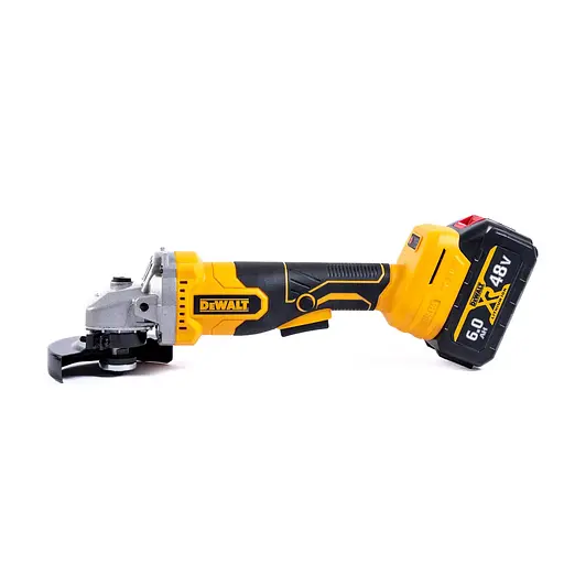 Набор аккумуляторный DeWalt 3 в 1 шуруповерт перфоратор болгарка в кейсе с 2 аккумуляторами 48 Вт Черный с желтым - фото 3