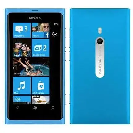 Чохол накладка Nokia Lumia 800 пластиковий прозорий - фото 1