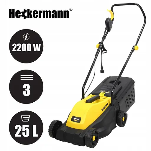 Газонокосарка електрична Heckermann QT3022 - фото 2