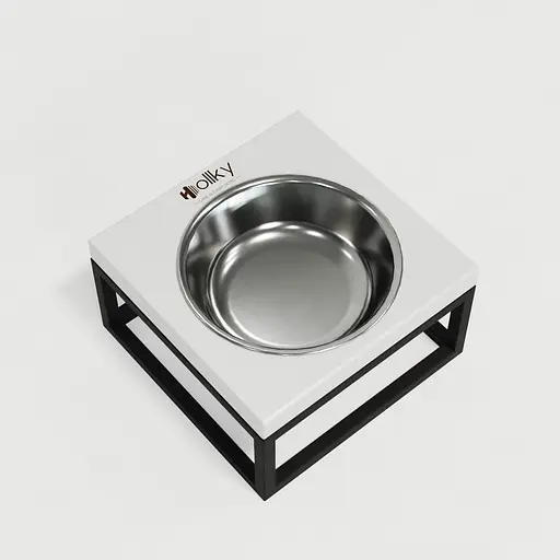 Hollky Base Solo S — миска на підставці для котів і маленьких собак (1 × 0,45 л) - фото 6