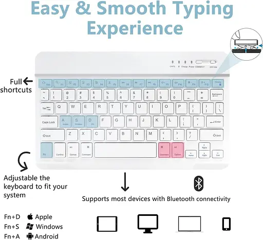 Чехол для клавиатуры для Samsung Galaxy Tab S6 Lite 10.4" 2020 (Модель: SM-P610 / SM-P615) - фото 5