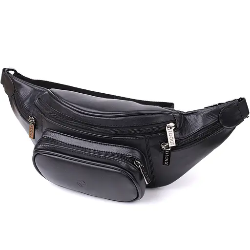 Цікава чоловіча сумка на пояс із гладкої натуральної шкіри TONY PEROTTI 42х12х6 см sum0028955 - фото 1