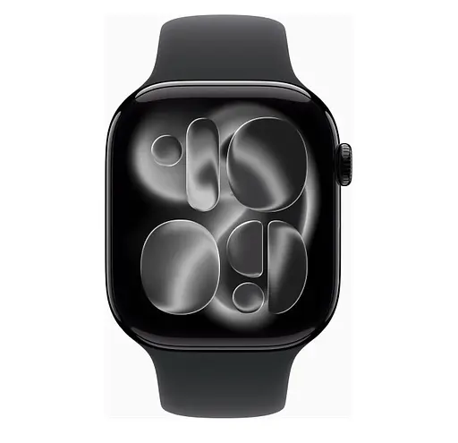 Смарт-годинник Apple Watch Series 11 GPS 46mm Jet Black Alu. Case w. Black S. Band - M/L (MEUX4) - фото 2