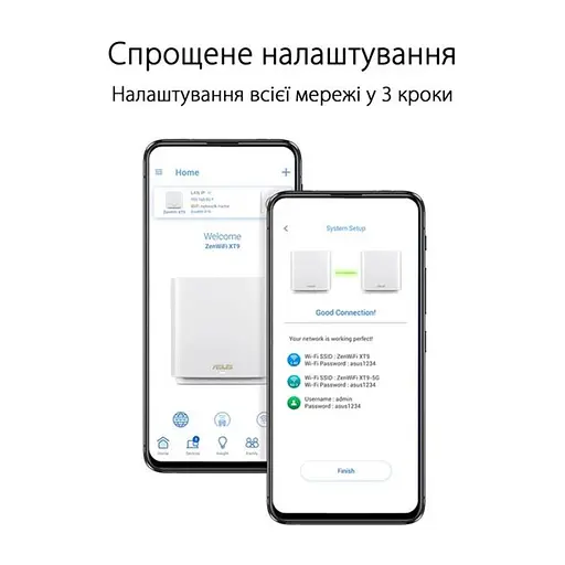 Wi-Fi Mesh система Asus ZenWiFi XT9 1pk White (90IG0740-MO3B60) - фото 4