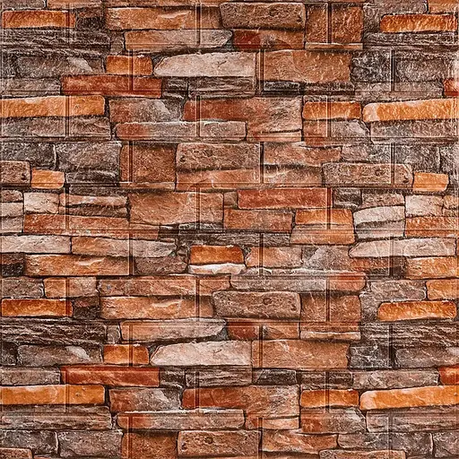 Панель стеновая 3D (058-2) 700х770х2мм Микс SW-00001917 - фото 1