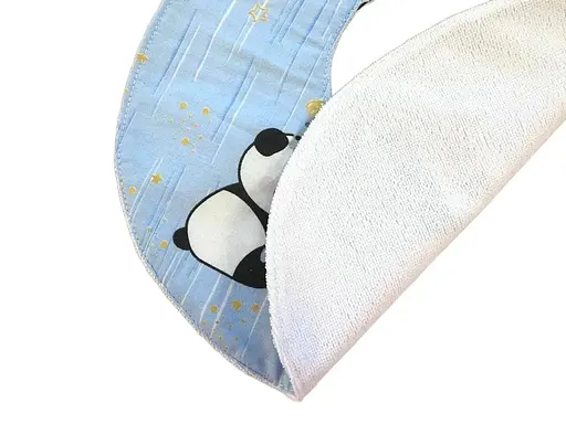 Непромокаемый слюнявчик Moontime "Панды" - фото 2