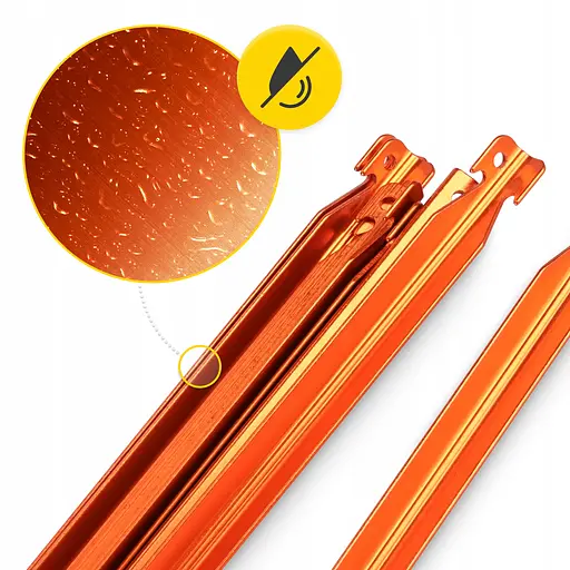 Набір кілочків для намету Mountain Goat алюмінієві 18 см, V-подібні 10 шт (P-5905973406895) - фото 4