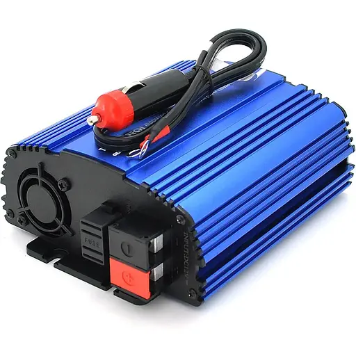 Инвертор напряжения Tommatech MS-300, 12V/220V, 300W с аппроксимированной синусоидой, 1Shuko, USB, клеммные провода, АЗУ+ зажимы, Q15 - фото 2