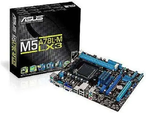 Материнская плата ASUS M5A78L-M LX3 (M5A78L-M LX3) (Socket AM3+, AMD 760G, Micro-ATX) Б/у - фото 2