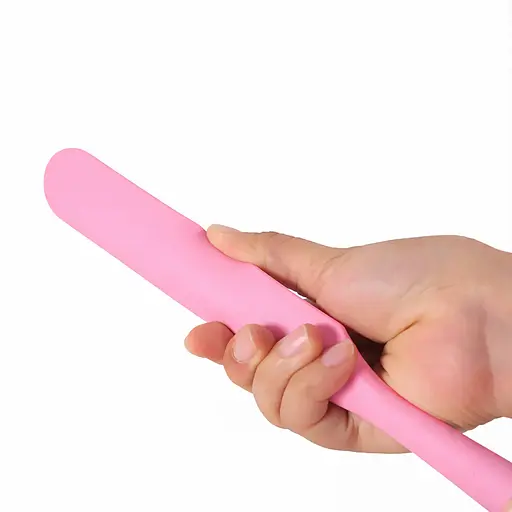 Шпатель кондитерський силіконовий лопатка кондитерська для торта 24 см Рожевий 88333 - фото 3