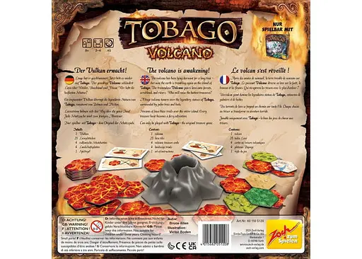 Настольная игра Zoch Тобаго: Вулкан (Tobago: Volcano) (англ.) (601105120) - фото 2