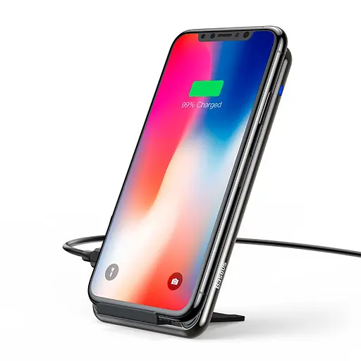 Бездротовий зарядний пристрій Baseus Three-coil Charging Pad 10 W WXHSD-B01 - фото 2