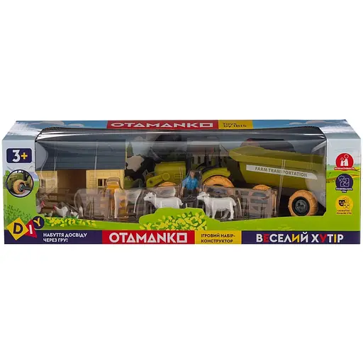 Игровой набор Otamanko Веселый хутор трактор и ферма с овцами и курами - фото 2