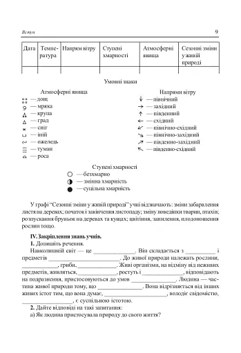 Вивчення природознавства у 5 класі. Конспекти уроків - фото 5