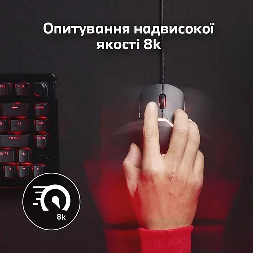 Миша HyperX Pulsefire SAGA RGB Black (A2PB3AA) - фото 10
