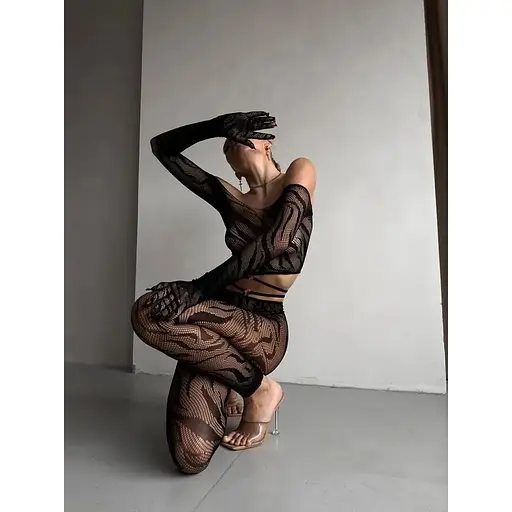 Бодістокінг, Боді сітка, Комбінезон Еротична білизна - фото 2