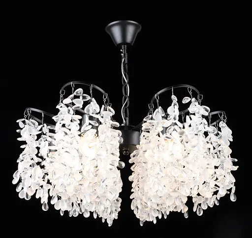 Люстра подвесная хрустальная S2495/6, Черный