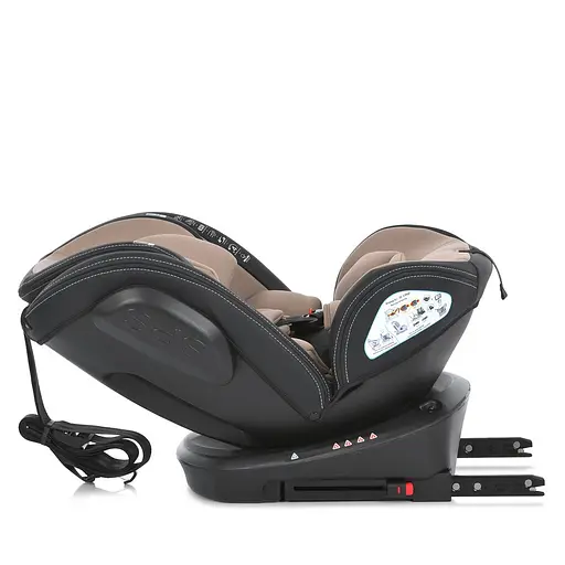 Автокрісло дитяче 0-36 кг ME 1045 EVOLUTION 2 360° ISOFIX/Top Tether з поворотом, Чорно-бежеве - фото 8