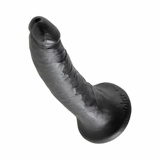 Фалоімітатор King Cock 7 Inch 18 см чорний - фото 2