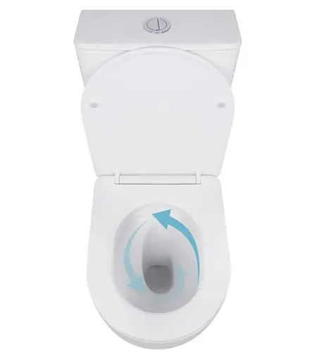 Напольный унитаз Qtap Robin Ultra Quiet с сиденьем Slim Duroplast/ Soft-close/ Quick Release QT13226089AW - фото 5