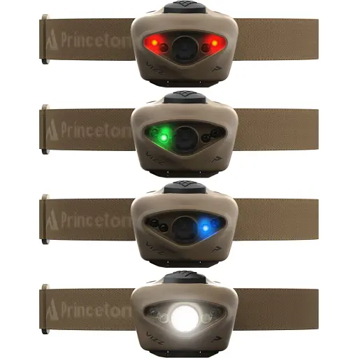 Фонарь налобный Princeton Tec Vizz RGB 550 lm Tan - фото 5