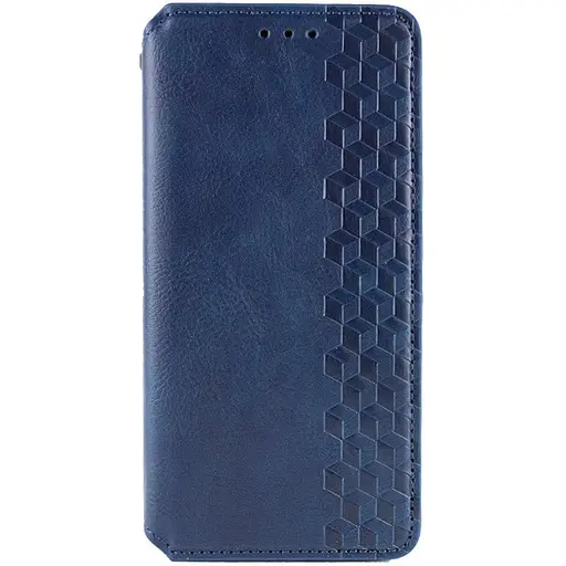 Шкіряний чохол-книжка Getman Cubic PU для Realme 11 4G Синій