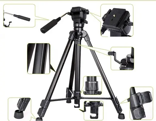 Штатив із панорамною головкою Beike QZSD Q333 [86253] - фото 4