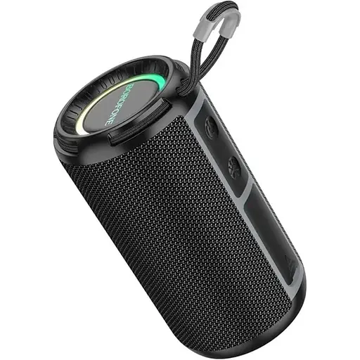 Портативна bluetooth колонка Borofone BR37 TWS з LED підсвічуванням чорний - фото 1