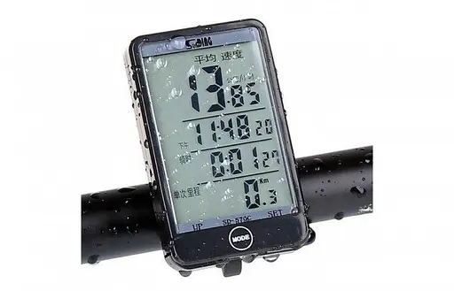 Беспроводной велокомпьютер SunDing SD-576C waterproof  + 27 функций + подсветка 2.5 дюйм - фото 5