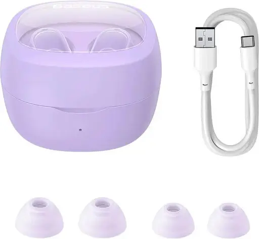 Навушники Baseus Bowie WM02 TWS фіолетові NGTW180005 - фото 4