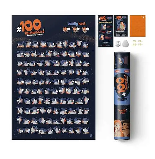 Скретч постер 1DEA.me #100 ДЕЛ KAMASUTRA edition (13015) - фото 2
